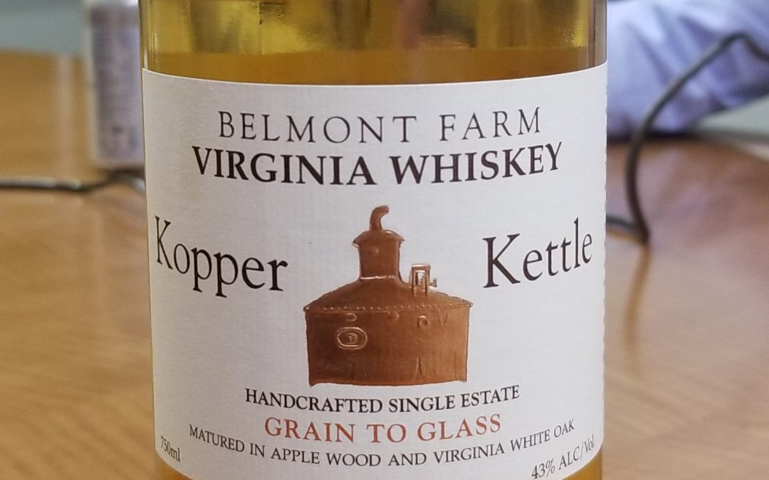 #13 Belmont Farm Kopper Kettle Virginia Whiskey