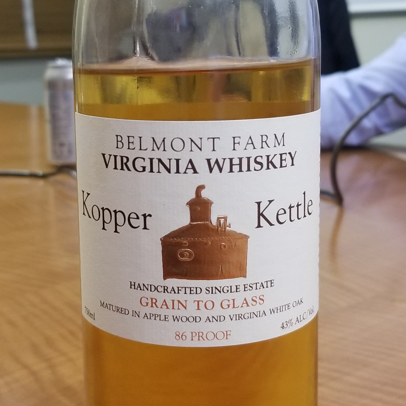 13 Belmont Farm Kopper Kettle Virginia Whiskey Lawyers on the Rocks