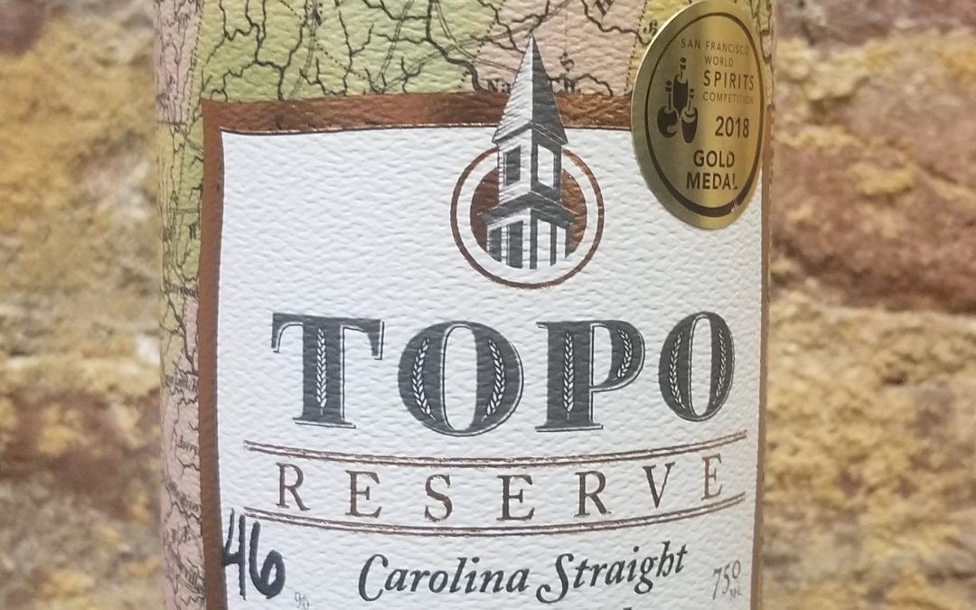 #19 – TOPO (Top of the Hill) Straight Wheat Whiskey from North Carolina